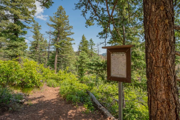 trail sign in park